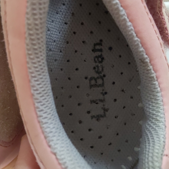 LL Bean Pink Velcro Sneakers - Picture 11 of 12